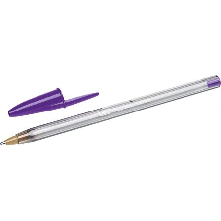 Bic Bolígrafo Cristal Fun Morado, Caja de 20 Unidades Bic Bolígrafo Cristal Fun Morado, Caja de 20 Unidades